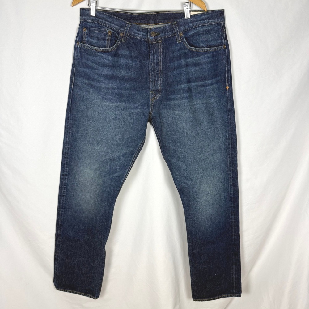 Imogene & Willie Mens Willie Selvedge Denim Jeans Sz 40 Dark Wash